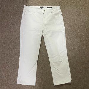 Jones New York White Skinny Capri Jeans